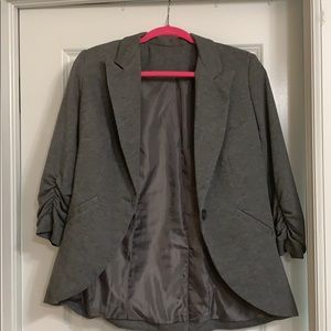 Gray blazer